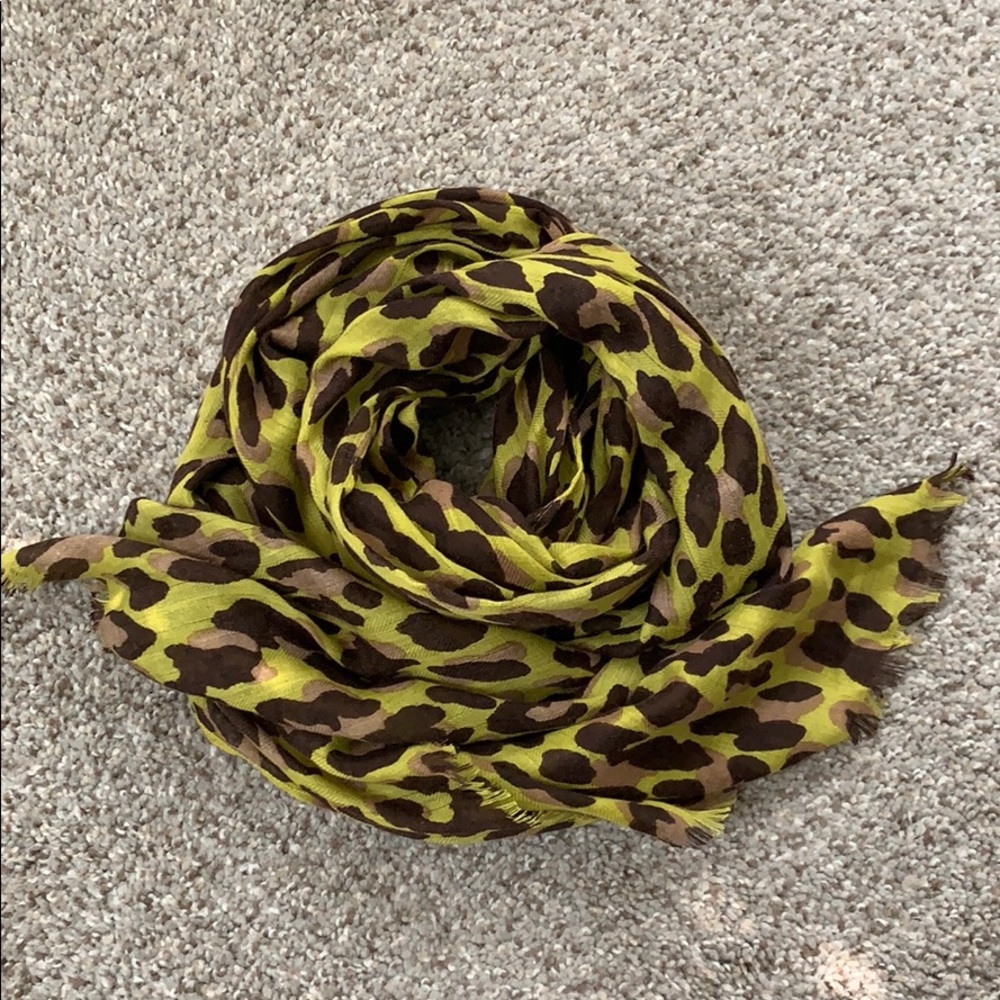 Animal print scarf
